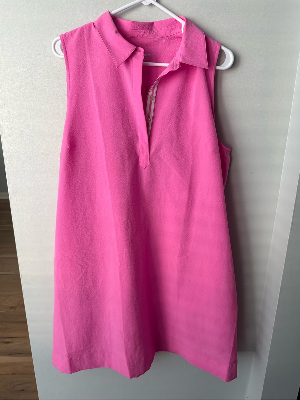 Vineyard Vines Sleeveless Pink Collared Dress